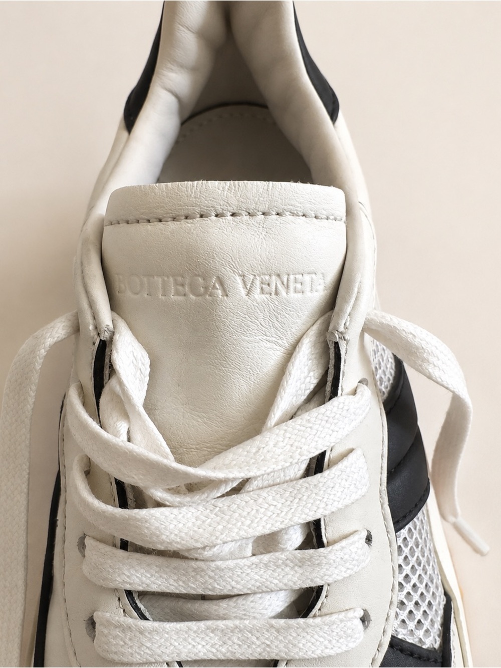 Bottega Veneta Speedster White Black Sneakers EU 37 US 7 - Picture 3 of 7